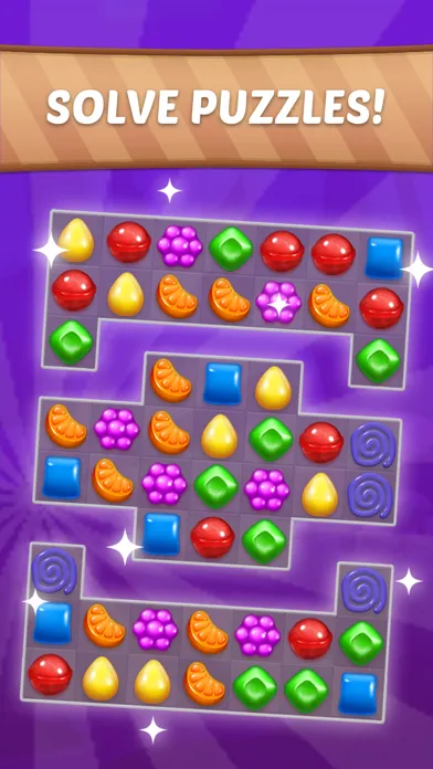 CandySweetStory:Match-3 Puzzle Screenshots