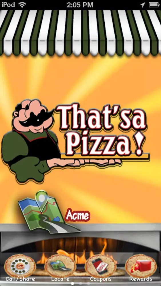 Ảnh chụp màn hình của Pizza.