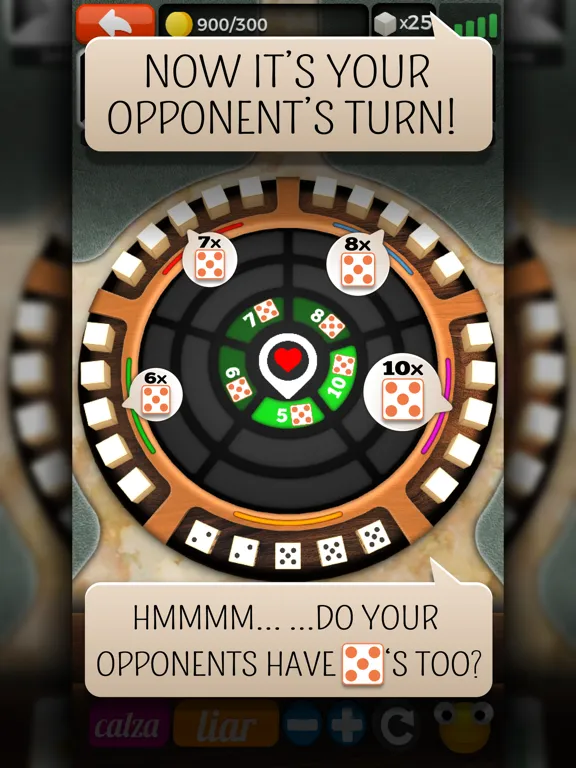 Liars Dice Online Multiplayer iPad  Screenshots