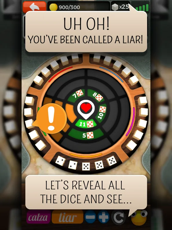 Liars Dice Online Multiplayer iPad  Screenshots