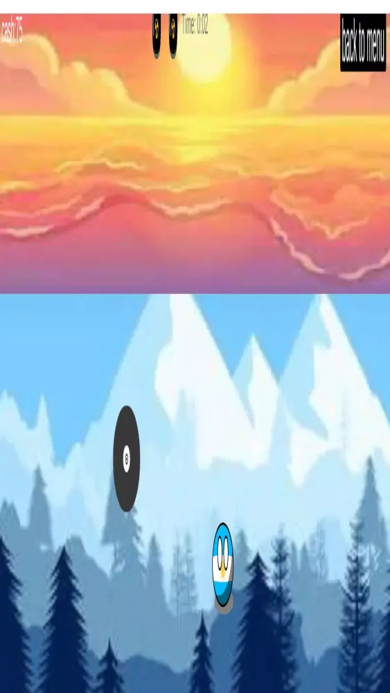 Capturas de tela do countryballs escape