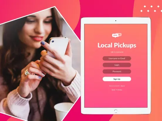 Ảnh chụp màn hình của Local Pickups-talk to everyone iPad 