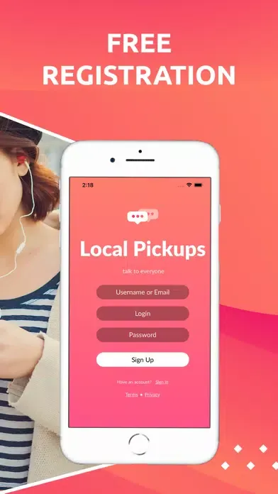 Ảnh chụp màn hình của Local Pickups-talk to everyone