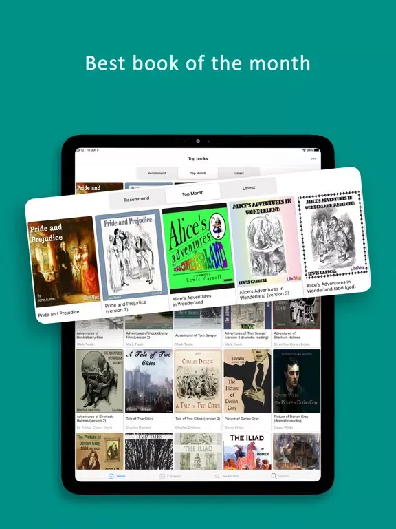 Audio Books from Librivox iPad  Ekran Görüntüleri