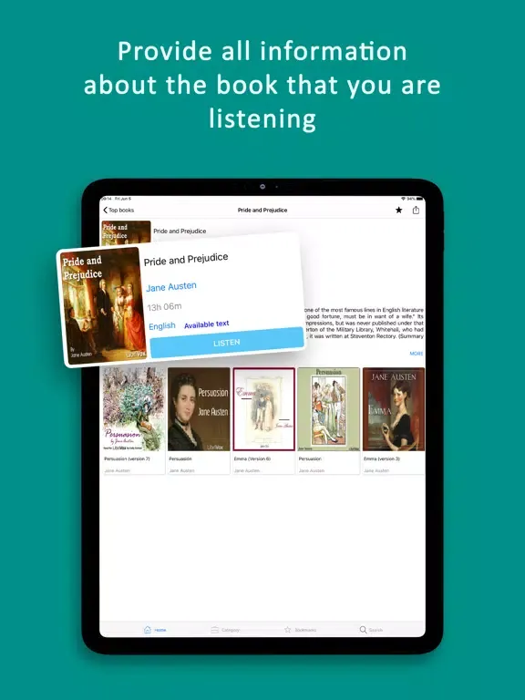 Audio Books from Librivox iPad  Ekran Görüntüleri