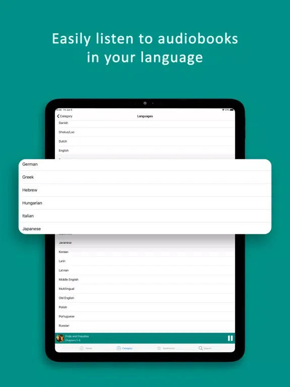 Audio Books from Librivox iPad  Ekran Görüntüleri