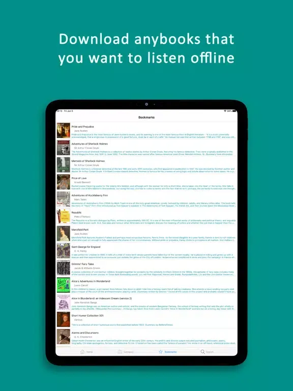 Audio Books from Librivox iPad  Ekran Görüntüleri
