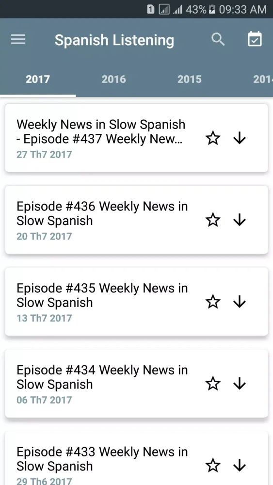 Capturas de pantalla de Spanish Listening