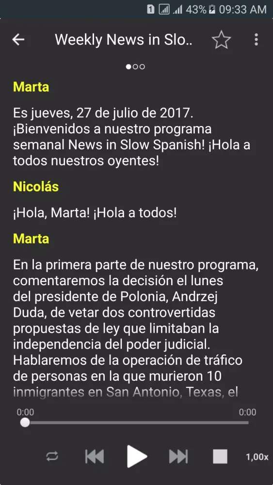 Capturas de pantalla de Spanish Listening