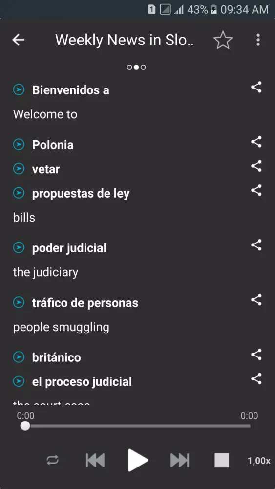 Capturas de pantalla de Spanish Listening