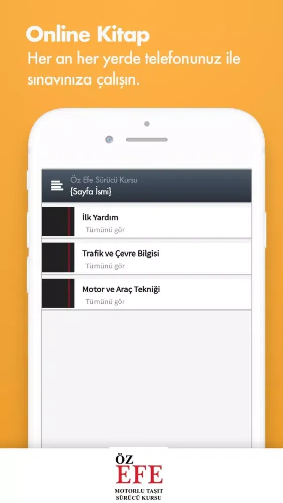 Öz Efe Sürücü Kursu Screenshots