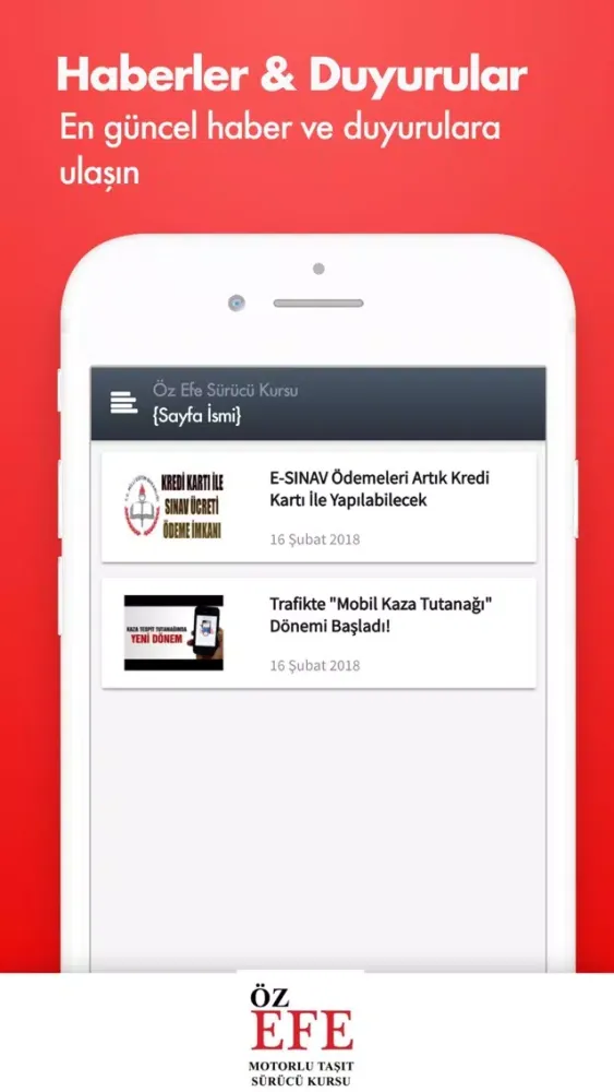 Öz Efe Sürücü Kursu Screenshots