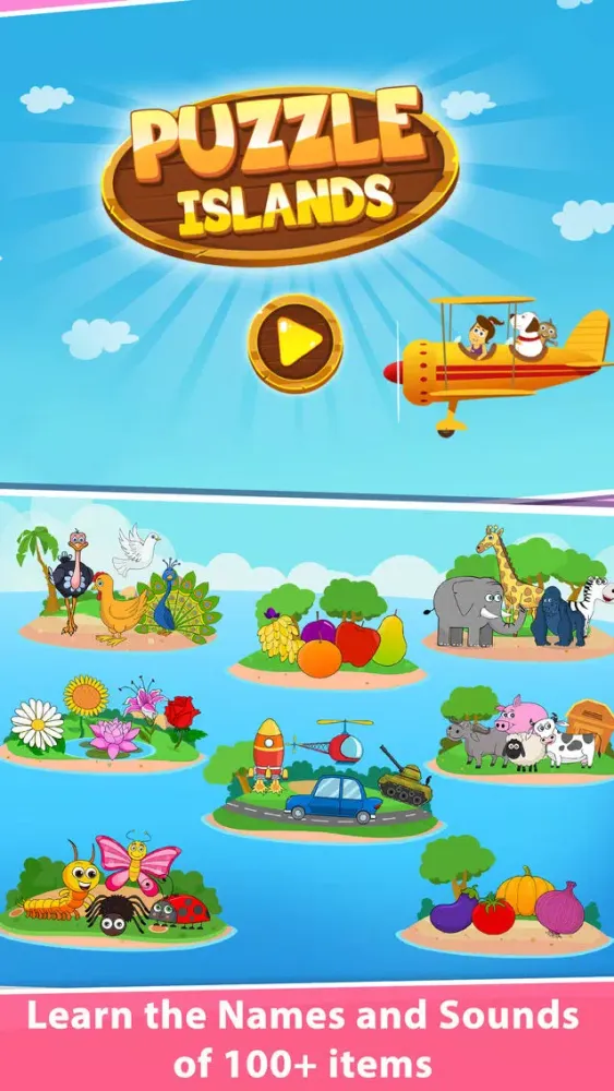 Screenshot di HooplaKidz Puzzle Islands