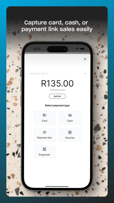 Tangkapan skrin Yoco Point of Sale (POS)