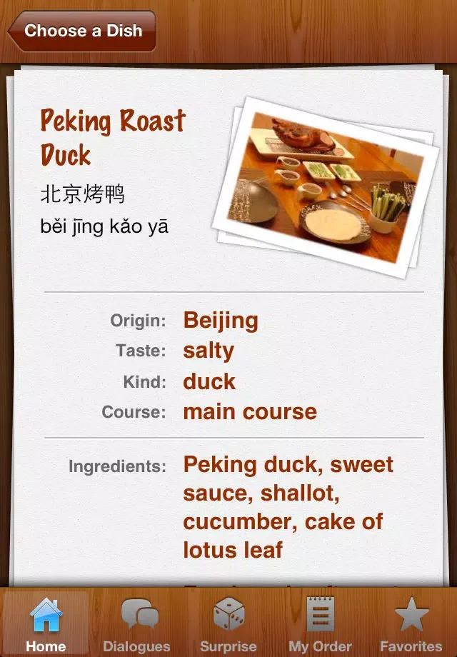 Tangkapan layar China Smart Dining™