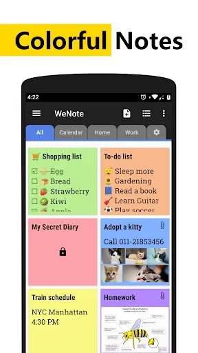 WeNote: Notes Notepad Notebook Screenshots