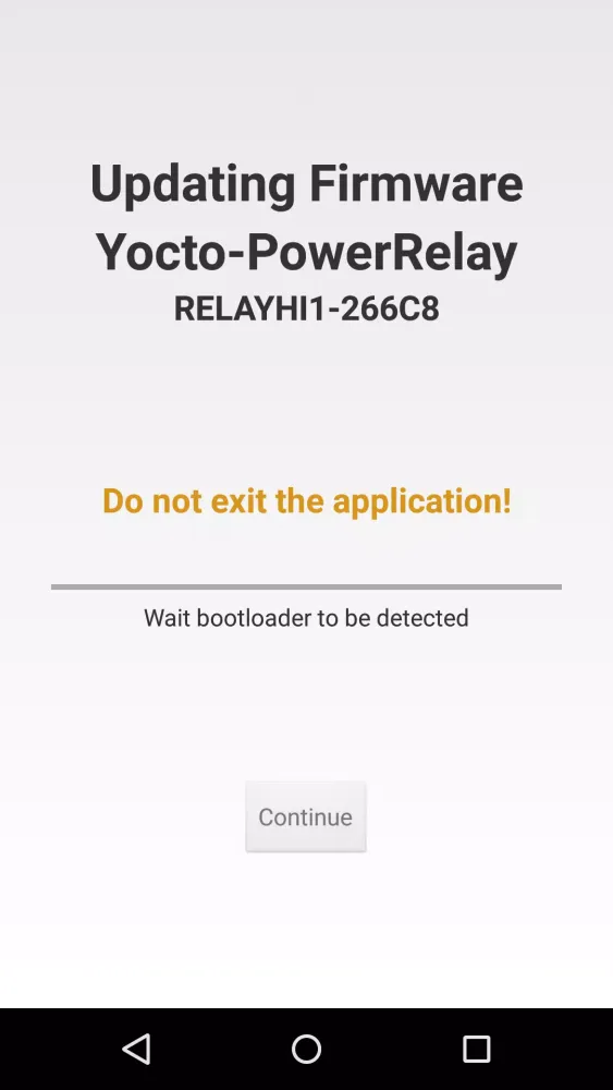 Capturas de pantalla de Yocto-Firmware