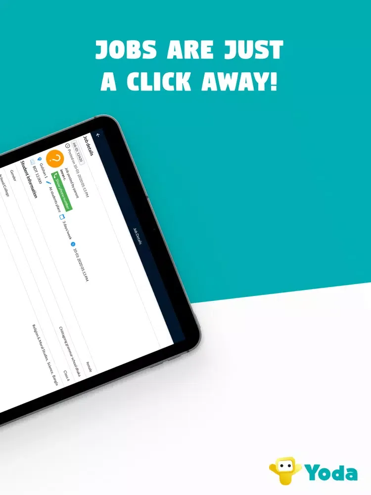 Yoda for Tutors iPad  স্ক্রিনশট