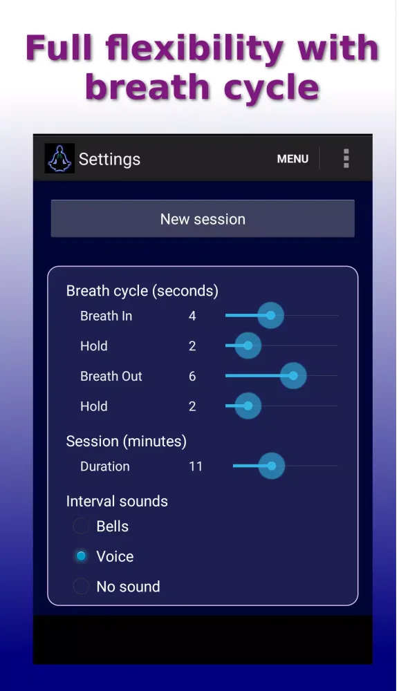 Capturas de pantalla de Meditation Breath - Pranayama