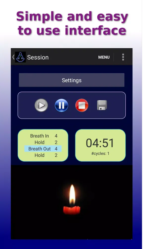 Capturas de pantalla de Meditation Breath - Pranayama