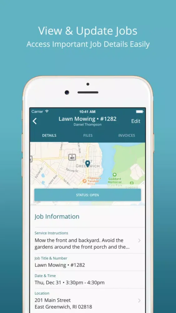 Capturas de tela do Lighthouse - Field Service Mobile Office
