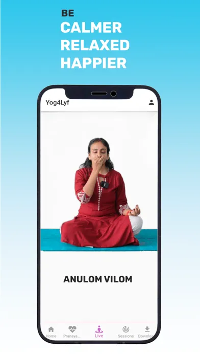 Tangkapan skrin Yog4Lyf: Yoga for health