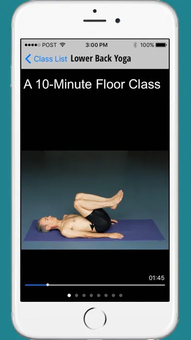 Tangkapan skrin Lower Back Yoga - Floor Class