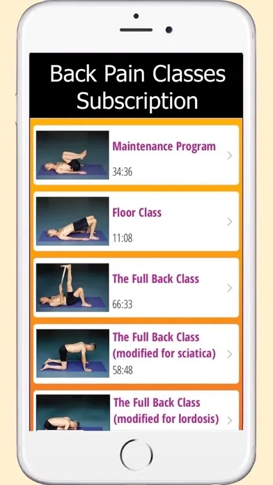 Tangkapan skrin Lower Back Yoga - Floor Class