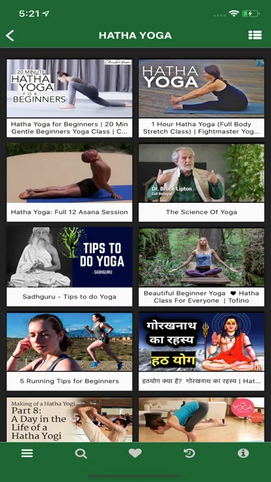 Capturas de tela do Yoga Meditation Fitness Video