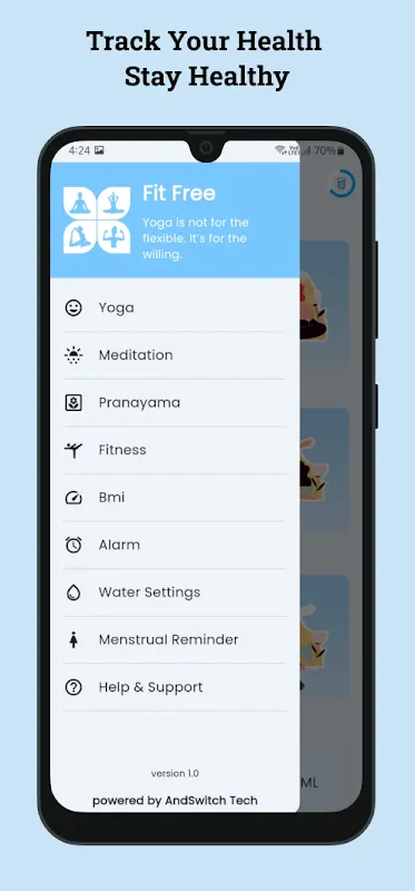FitFree: Meditation & Yoga App Screenshots