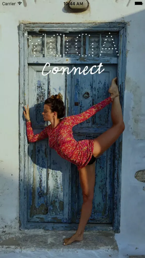 Tangkapan layar YogaConnect