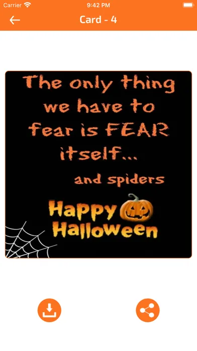 Halloween Cards & Wallpaper Screenshots