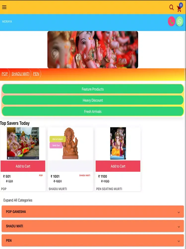 Ecofriendly Ganesha App iPad  Ekran Görüntüleri