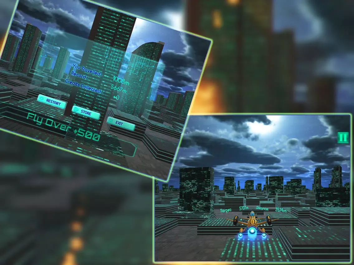 Infinite Space Racing Games iPad  Screenshots