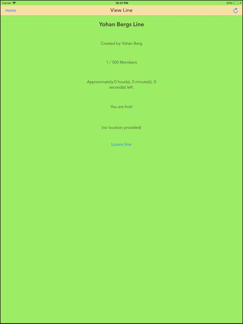 Streamline: Online Line-Up App iPad  Screenshots