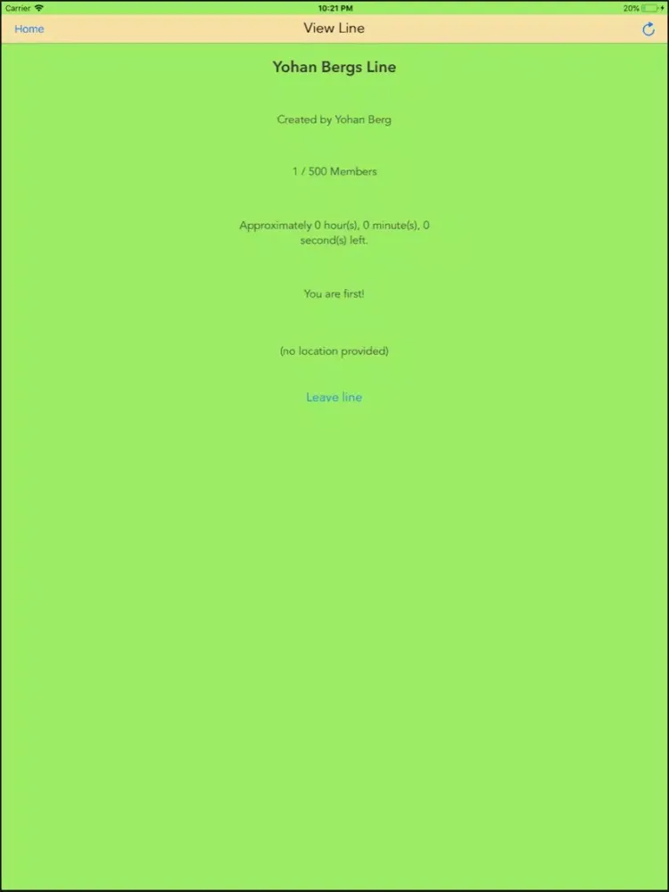 Streamline: Online Line-Up App iPad 应用截图