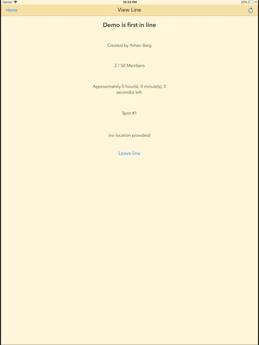 Streamline: Online Line-Up App iPad  Screenshots