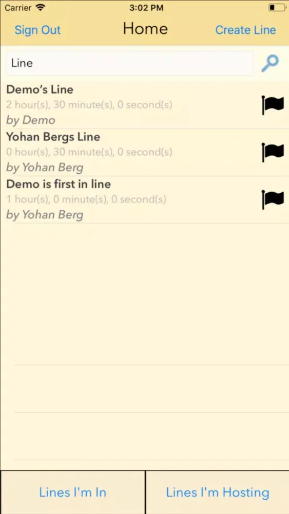 Streamline: Online Line-Up App应用截图