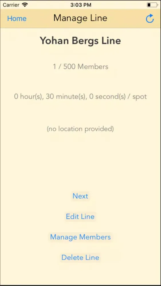 Streamline: Online Line-Up App应用截图
