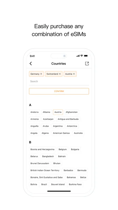 Yoho eSIM: AI Travel Data/Call Screenshots