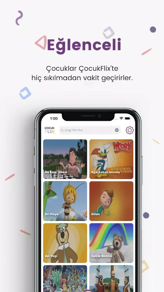 Tangkapan layar ÇocukFlix