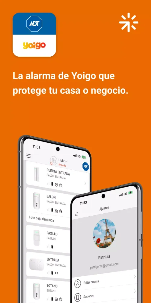Yoigo ADT Alarma Screenshots