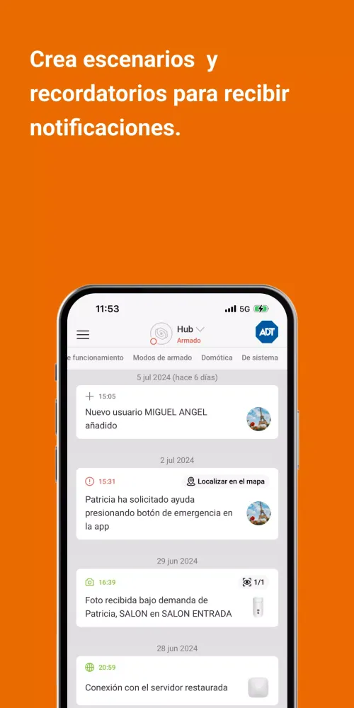 Yoigo ADT Alarma Screenshots