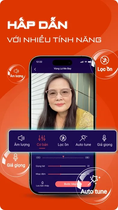 Ảnh chụp màn hình của Yokara - Sing Karaoke Record