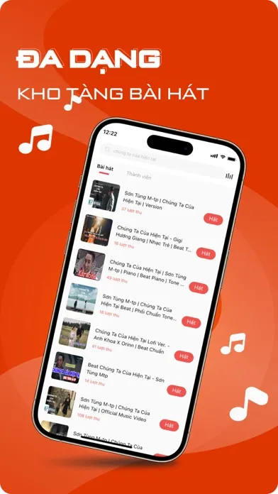 Ảnh chụp màn hình của Yokara - Sing Karaoke Record