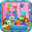 Clean up pet shop