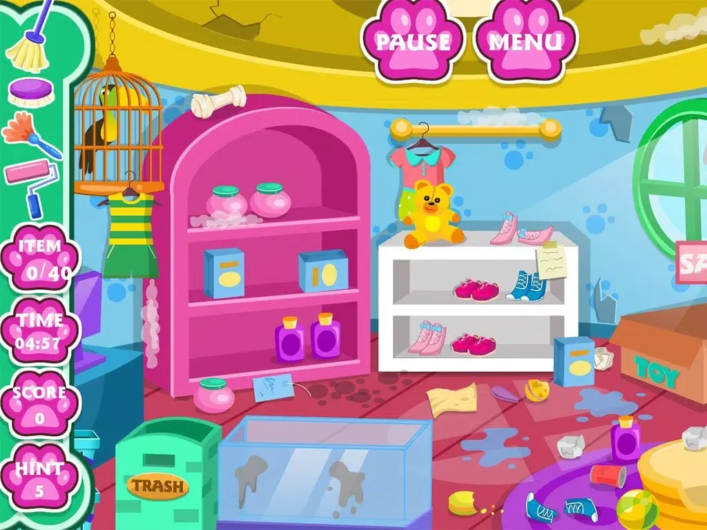 Clean up pet shop iPad  Ekran Görüntüleri