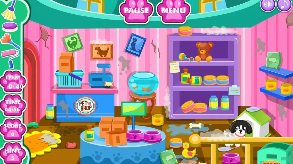 Clean up pet shop Ekran Görüntüleri