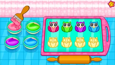 Cooking owl cookies game স্ক্রিনশট