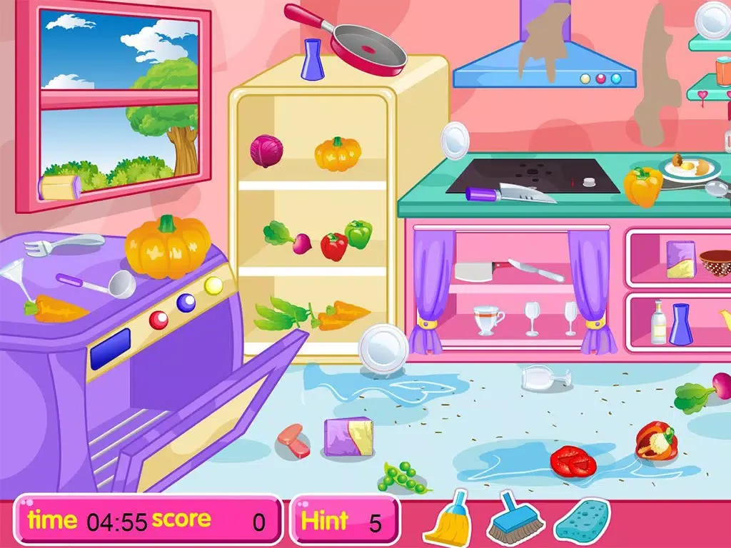 Kitchen restaurant cleanup iPad 应用截图